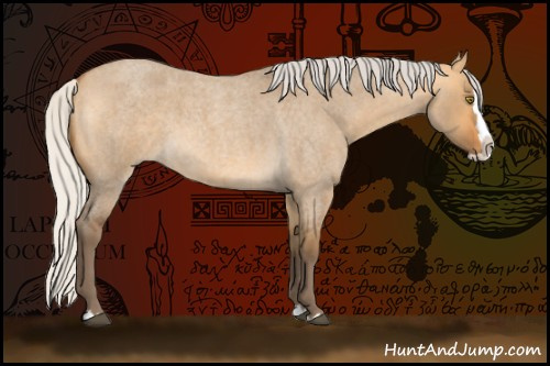 Horse Color:Silver Buckskin Roan Dun Splash