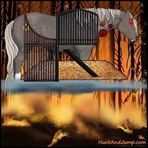 Horse Color:Silver Black 