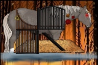 Horse Color:Silver Black 