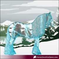 Horse Color:Thunderstruck Silver Black Tobiano 