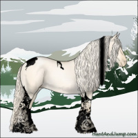 Horse Color:Void Palomino Pearl Dun Tobiano 