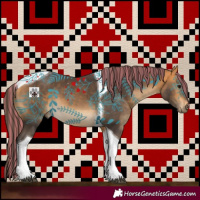 Horse Color:Painted Buckskin Tobiano 