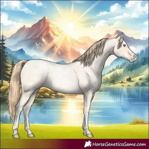Horse Color:Buckskin Roan Pearl and Buckskin Roan Pearl