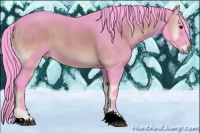 Horse Color:Watercolor Blue Onyx Sabino