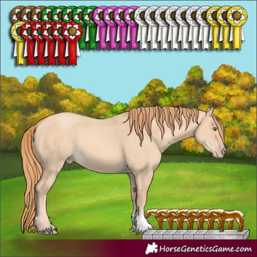 Horse Color:Gold Champagne Dun 