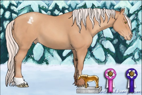 Horse Color:Silver Sable Champagne Appaloosa 