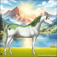 Horse Color:Watercolor Chestnut Splash 