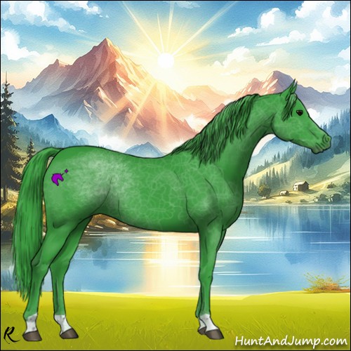 Horse Color:Watercolor Black 