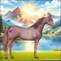 Horse Color:Watercolor Chestnut 