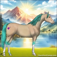 Horse Color:Watercolor Buckskin 