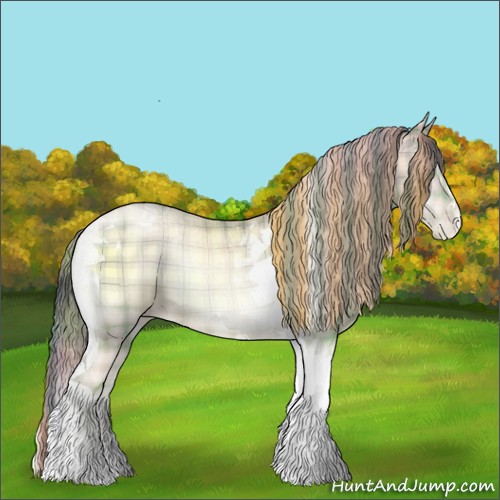 Horse Color:Plaid Sable Champagne Pearl Onyx Tobiano Rabicano
