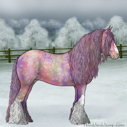 Horse Color:Painted Nacre Bay Ice Pearl 