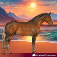 Horse Color:Chocolate Palomino 