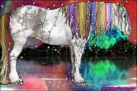 Horse Color:Painted White Spotted Liver Chestnut Ice Splash 