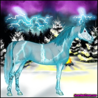 Horse Color:Thunderstruck Bay Chinchilla Dun Mushroom Splash 