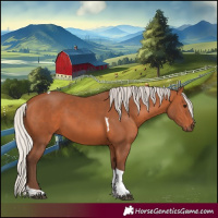 Horse Color:Silver Bay Tobiano 