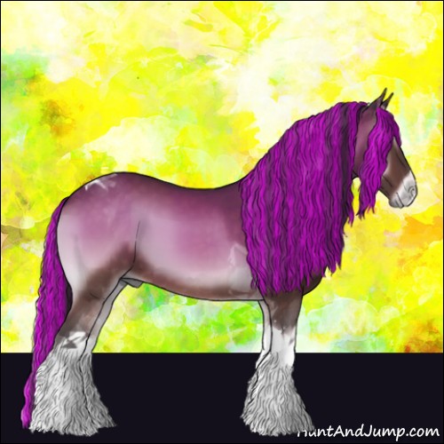 Horse Color:Painted Buckskin Onyx Tobiano 