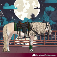 Horse Color:Red Onyx Pearl Mushroom 