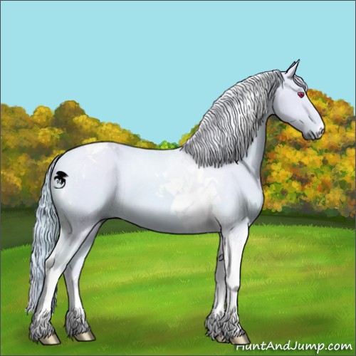 Horse Color:Watercolor Red Dun Chinchilla Tobiano 