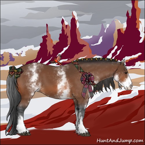 Horse Color:White Spotted Bay 