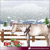 Horse Color:Gray Chocolate Palomino Pearl