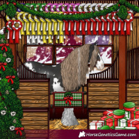 Horse Color:White Spotted Liver Chestnut Splash