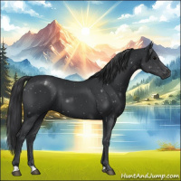 Horse Color:Black 