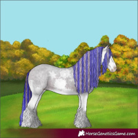 Horse Color:Painted White Spotted Brown Ice Splash Varnish 