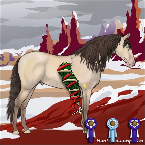 Horse Color:Sable Champagne Dun Sabino Rabicano 