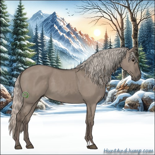 Horse Color:Silver Grullo