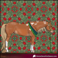 Horse Color:Chestnut Tobiano 