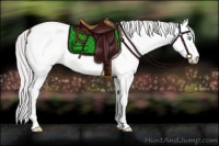 Horse Color:Platinum Perlino Roan Dun 