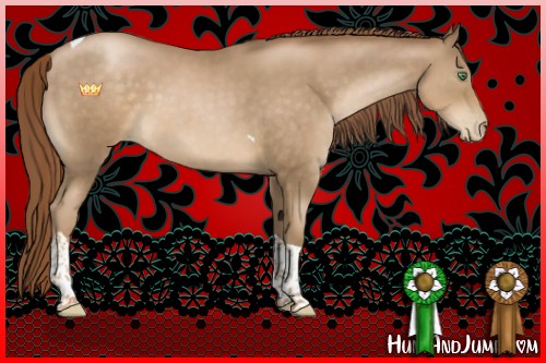 Horse Color:Smoky Black Pearl Tobiano Rabicano