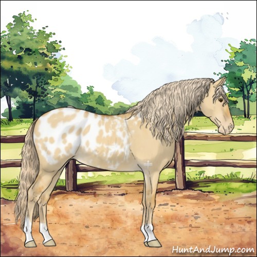 Horse Color:Palomino Dun Appaloosa 