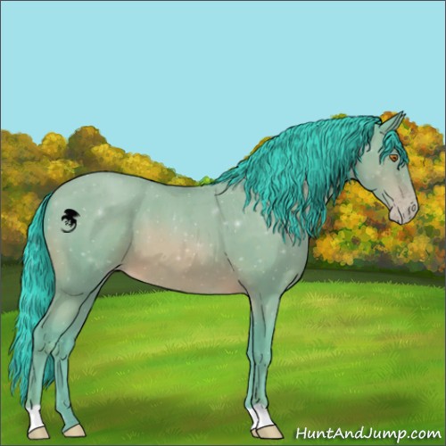 Horse Color:Watercolor Sable Champagne 