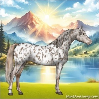 Horse Color:Liver Red Dun Appaloosa and Liver Red Dun Appaloosa