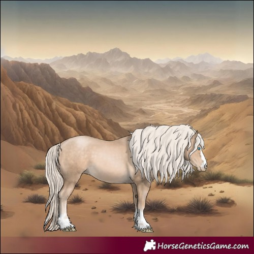Horse Color:Chocolate Palomino Pearl 
