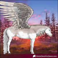 Horse Color:Platinum Silver Black Pearl Splash Tobiano 