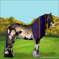 Horse Color:Void Painted White Spotted Brown Onyx 