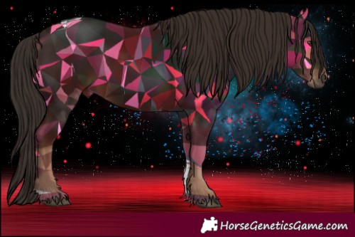 Horse Color:Liver Chestnut Tobiano 