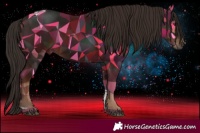 Horse Color:Liver Chestnut Tobiano 