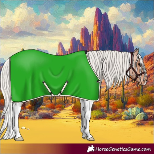 Horse Color:Silver Bay Roan Tobiano Blanket