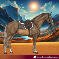 Horse Color:Chocolate Palomino 