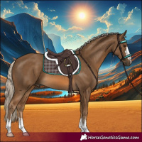 Horse Color:Chocolate Palomino
