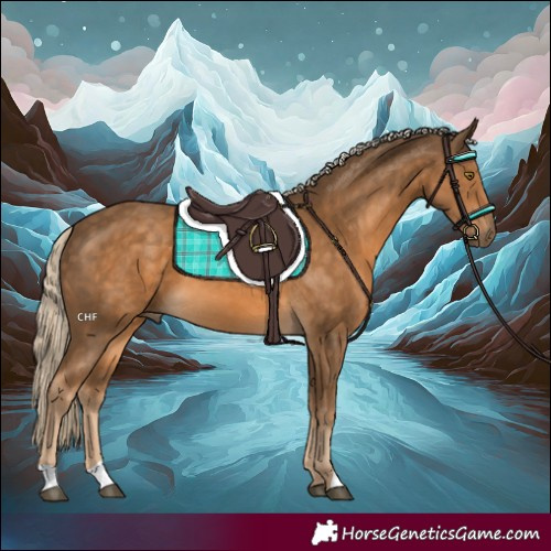Horse Color:Chocolate Palomino 