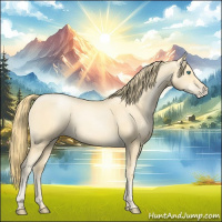 Horse Color:Smoky Black Pearl Sabino