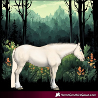 Horse Color:Palomino Pearl Dun Sabino 