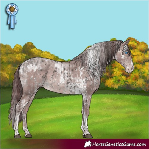 Horse Color:Platinum Liver Chestnut Splash Tobiano  and Platinum Chocolate Sable Champagne Splash Tobiano 
