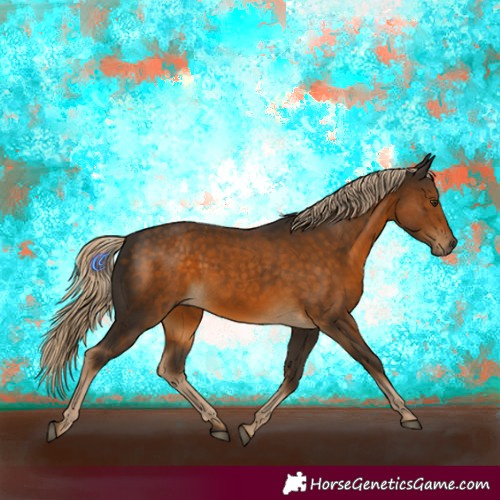 Horse Color:Chocolate Palomino 