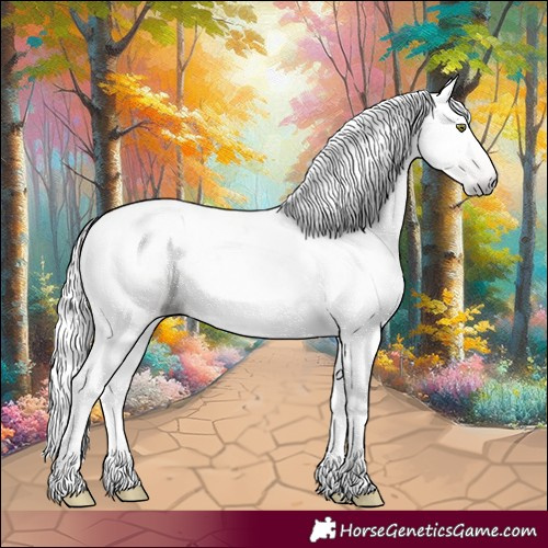 Horse Color:Gray Silver Classic Cream Champagne Roan Tobiano Frame Rabicano 